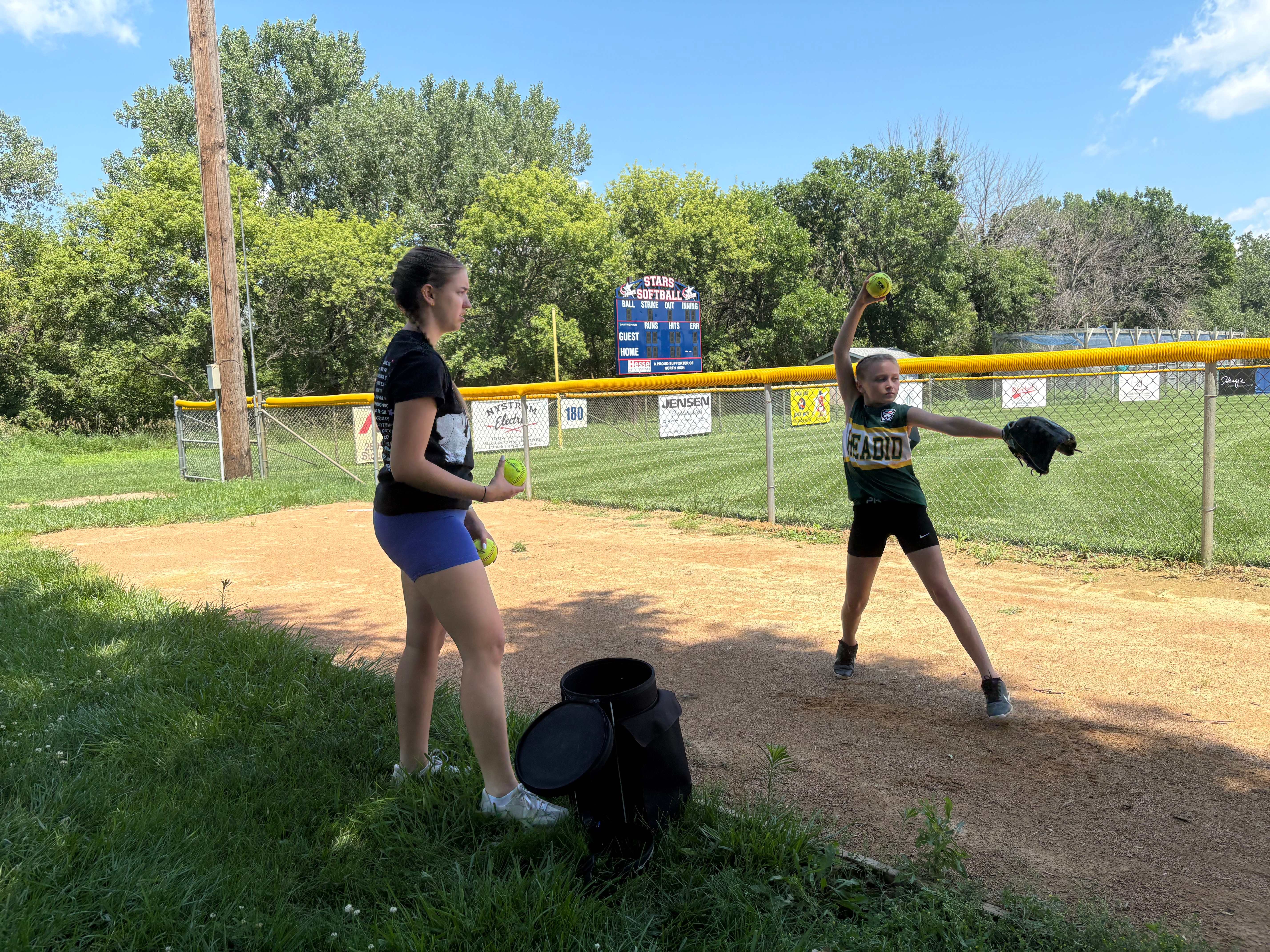 Field training with scoreboard